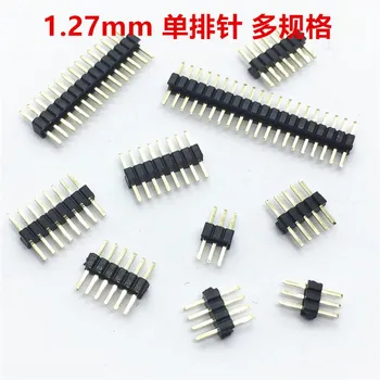 10buc 1.27 1.27 mm Pin Header Singur Rând de sex Masculin Separatiste PCB Board Conector 1*2/4/5/6/8/10/12/15-40p 50p