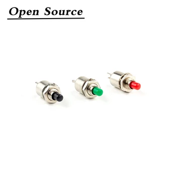 10buc 5mm Auto-reset/Moment Micro Comutator Buton DS-402 0.5 Roșu Verde Negru