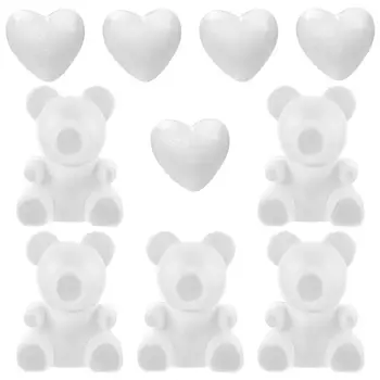 10buc Spuma Creative Model de Manual Inima de Urs Ornament de Arte și Meserii Consumabile