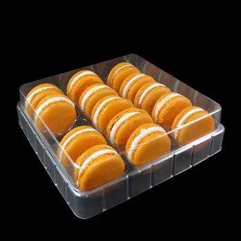15Holes Transparent Clar Macaron Cutii de Ambalaj Blister Cutie Tava Eveniment Consumabile Partid Casamento Cutii de Cadouri Cazuri Decor