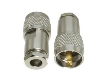 1pce UHF PL259 de sex masculin plug Clema pentru RG5 RG6 5D-FB LMR300 RF Adaptor Conector