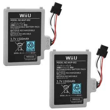 2 BUC Baterie 1500mAh WUP-012 pentru Nintendo Wii U, Wii U GamePad, WUP-010
