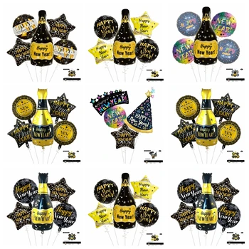 2023 Decor De Anul Nou Balon De Sticlă De Șampanie An Nou Fericit Ballon Petrecere De Anul Nou Livrările De Perete Decor Pentru Casa De Copii Favoare