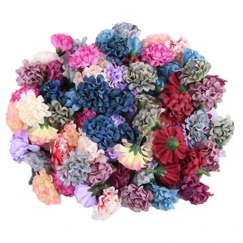 20buc Hortensie Flori Artificiale 3 cm Mini Cap de Floare Petrecere Acasă Decoratiuni de Nunta DIY Meserii Coroane de flori Festival Accesorii
