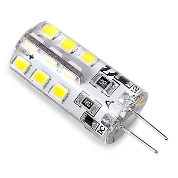 28pcs becuri led G4 3W/buc 3014 SMD Silicon Lampă alb Cald/Alb 360 de Grade Unghi de Lumină LED-uri