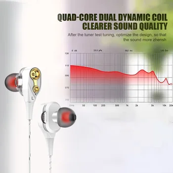 3.5 mm Muzica Casti cu Microfon In-ear Căști Muzică Anulare a Zgomotului Căști Stereo Dinamice Armătură Echilibrată pentru Calculator