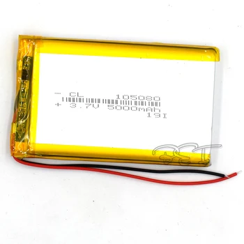 3.7 V 5000mah Li-po, Li-Ion Baterie Reîncărcabilă 105080 Litiu-Polimer Celule pentru Mp3 MP4 MP5 GPS PSP Mobil Bluetooth Speakder