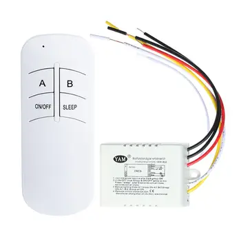 3 Moduri de ON/OFF fără Fir Digitale de Control de la Distanță 220V 3 Canale Digitale fără Fir Control de la Distanță Comutator pentru Lampa Ventilator de Evacuare