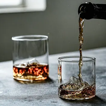300 ML Whisky Pahar Cocktail, Pahar de Vin Creative Ghețar Vodcă pahar de Vin Japonez Bar Whisky, Bere Sticlă Transparentă Brandy Cupa