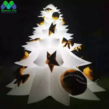 30ft Gigant în aer liber de Iluminat cu LED Alb Gonflabile Pom de Crăciun de Vacanță Strada Arunce Jucării pentru Xmas Decor de Anul Nou