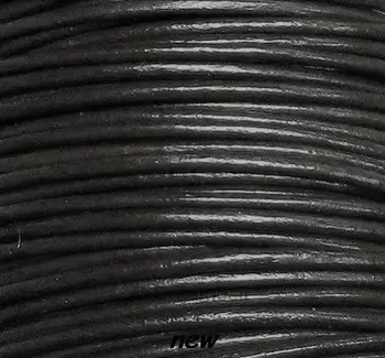 3mm mix multicolor Bijuterii maro Negru alb CAFEA VACA real Rotund din Piele cabluri Colier De cristal