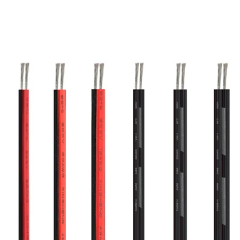 5/10/100m 2Pin cabluri Electrice 22AWG Negru-Rosu/Alb-gri Cablu LED Conector Cablu Electric Pentru RGBW LED RGB 5050 Lumina Benzi