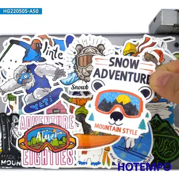 50pcs Zăpadă Aventură Alpine Nordice Schi Freestyle Desene Graffiti Telefon Laptop Autocolante pentru Masina Motocicleta Autocolant Impermeabil
