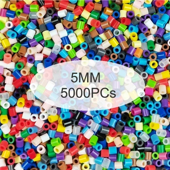 5MM 5000PCs de Artă Pixel Puzzle Fier Margele pentru copii Hama Margele Diy Cadou Handmade, jucarie de Siguranțe Margele
