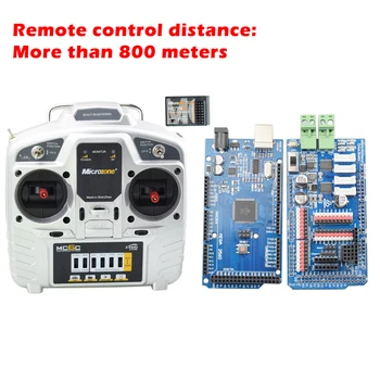 800m distanta Arduino Control de la Distanță fără Fir Robot Kit 6-canal Inteligent Mecanum Roata de Masina Operator Piese