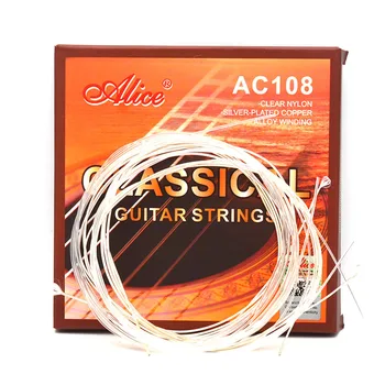 Alice AC108-N Chitara Clasica Siruri de caractere Nailon Placate cu Argint Cupru Instrumente Muzicale Accesorii Piese