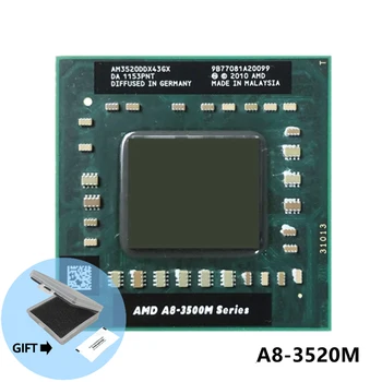AMD A8-Series A8-3520M A8 3520M 1.6 GHz Quad-Core, Quad-Thread CPU Procesor AM3520DDX43GX Socket FS1