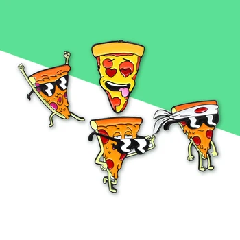 Amuzant Japoneză Bentita Războinic Email Ace Minunat Ochelari De Soare Magazin De Pizza Personalul Ace Jachete Haine Guler Insigna De Bijuterii