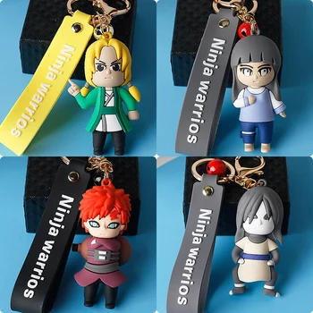 Anime Silicon Ninja Jucărie Cifre Breloc PVC Model de Păpuși Masina Pandantiv Cadouri pentru Copii