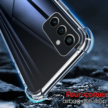 Anti-drop Clar Caz de Protecție Pentru Samsung Galaxy S21 S22 Ultra S20 S10 S9 S8 S7 edge Plus S21 FE Capac Transparent Caz Funda