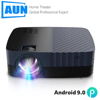 AUN Z5S Full HD MINI Proiector 1080P Proiector LED Home Theater Android Smart TV 4K Video Proiectoare Joc Cinema Mobil Smartphone