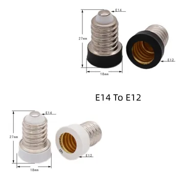 Bec LED Converter E14 Să E12 bec Lampa de bază Holder E12 feminin E14 masculin Adaptor de Conversie Soclu Adaptor de Priza de Porumb Bec Lumina