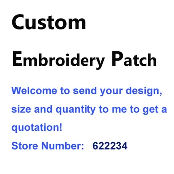 Broderii personalizate, Pentru a vă Rugăm să Contactați Vânzătorul mai Întâi Pentru a Obține Un Citat de Patch-uri LOGO-ul de brand Design-ul Propriu broderie patch-uri