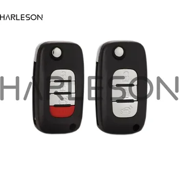 Butonul 3 4 Butonul Flip Key Remote Shell pentru Benz Smart Fortwo 453 Forfour 2015-2017 cheia de la Mașină Caz de Înlocuire