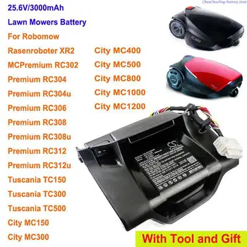 Cameron Sino 3000mAh mașini de tuns iarba Baterie pentru Robomow City MC1000,MC1200,MC150,MC300,MC400,MC500,RC302,RC304,RC306,RC308,RC312