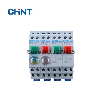 CHNT CHINT Moment NP9 Push button Buton Comutator cu LED 230v Modulare pe sina DIN rosu verde