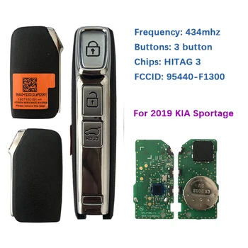 CN051096 OEM/Aftermarket 3 Buton Cheie Inteligentă Pentru 2019 KIA Sportage Cu 433MHz FCCID 95440-F1300