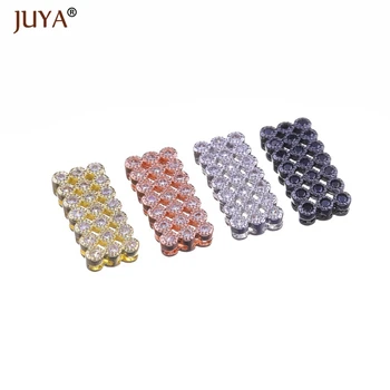 Consumabile Pentru Bijuterii Cupru Placat Pătrat Farmecele Pentru Bratari Coliere Diy Micro Pave Conectori Bijoux Bijuterii Berloques