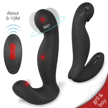 Control De La Distanță Sex Masculin, Prostata Pentru Masaj Vibrator Din Silicon Stimulator De Prostată Rezistent La Apa Vibrator Inel Ejaculare Întârziere Jucărie Pentru Bărbați