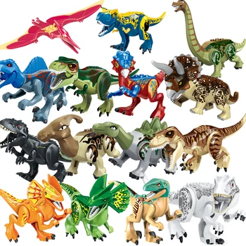 Dinozaur Jurassic World Series Blocuri Dino Parc Velociraptor, T-Rex, Triceratops Indominus Rex Cărămizi Jucarii Pentru Copii