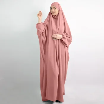 Eid Cu Glugă Femei Musulmane Hijab Rochie De Rugăciune Îmbrăcăminte Jilbab-Ul Abaya Mult Khimar Acoperire Completă Ramadan Rochie Islamic Abaya Haine Niqab