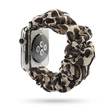 Elastic de par Curea pentru apple watch band 44mm 40mm 45 41 42 38mm femei watchband bratara pentru iwatch apple watch series 3 4 5 6 7 se