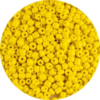 En-gros galben 4mm sticlă cehă margele vrac pentru DIY brățară colier farmec bijuterii margele de semințe material