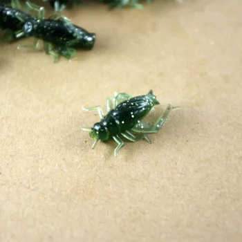 Flux De Pescuit, Momeală Moale Momeala Rezervor Iaz Iarba Neagră Clean Crap Artificiale Cricket Locust Atrage Insecte Worm Momeli 10 Bucati