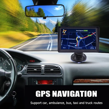 G101 Auto Navigatie GPS 7 Inch Mașină de Navigare GPS Navigator Ecran Capacitiv FM Vocale Rezoluție HD pentru Masina Camion