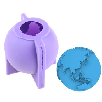 Glob 3D Rășină Epoxidică Mucegai Lumânare Tencuiala Silicon Mucegai Meserii DIY Desktop Ornamente de Turnare Instrumente