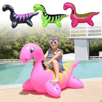 Gonflabila Dragon Plimbare Pe Jucărie cu Mânere Petrecere de Apă Jucării Inel de Înot Float Baie, Piscină pentru Petrecere pe Plajă Vara Accesorii