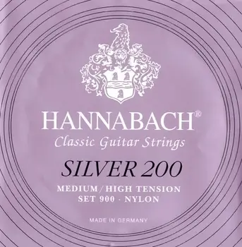 Hannabach Seria 900 200 De Argint Clasic Chitara Siruri De Caractere