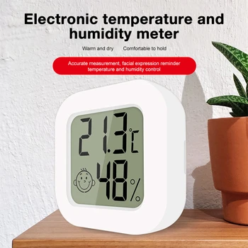 LCD Digital Termometru Higrometru Interior Cameră Electronice de Temperatură și Umiditate Metru Senzor de Ecartament Statie Meteo Pentru Acasa