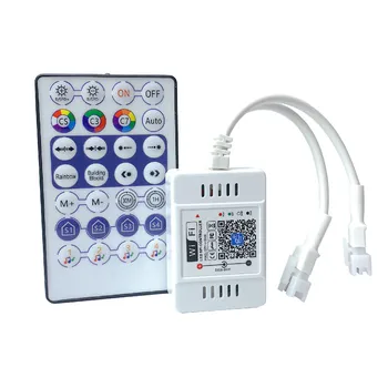 LED-uri Controler SPI Dublă de Ieșire Controler WiFi DC5-24V SK6812 WS2811 WS2812B Adresabile Pixel Magic Acasă APP de control telefon