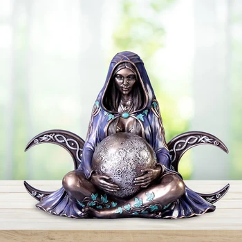 Mama Pământ Statuie Milenară Gaia Mitic Statuia Zeiței Art Decor Acasă Desktop Ornament Mitic Figurine Gaia Sculptura