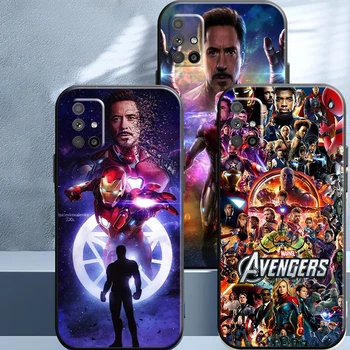 Marvel Avengers Logo-ul Pentru Samsung Galaxy M52 M51 M31S M31 M32 M30S M20 M22 M11 M12 Caz de Telefon Funda Protecție Completă Carcasa