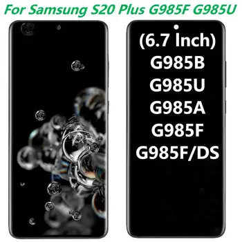 Original 6.7 Inch G985F LCD Pentru Samsung Galaxy S20 Plus LCD Cu Rama S20+ 5G SM-G985A G985U G985F/DS Display LCD Touch Screen