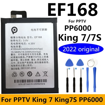 Original Nou 3610mAh EF168 Baterie pentru PPTV Rege 7 King7S 7S PP6000 Telefon Baterii de Înaltă Calitate+Numărul de Urmărire