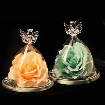 Pentru Totdeauna Etern Flori De Trandafir Cadou Angel Conservate Trandafiri În Sticlă Nunta De Ziua Mamei De Ziua Îndrăgostiților Cadouri De Craciun
