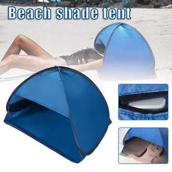 Plaja Cort Soarele Portabil Cap Cort Adăpost de Vânt Ușor Automată a Deschide Mini-Cap Pop-Up Corturi de Vară în aer liber UV Proteja